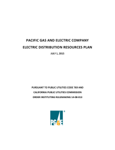 PACIFIC GAS AND ELECTRIC COMPANY ELECTRIC