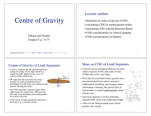 Centre of Gravity