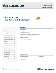 MP-2016-2100 Datasheet