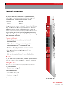 Fas Drill® Bridge Plug