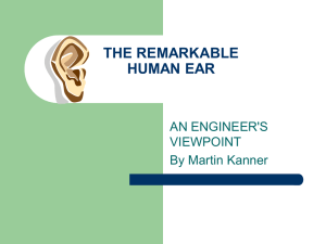 THE REMARKABLE HUMAN EAR