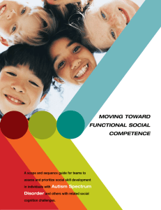 Moving Toward FuncTional Social coMpeTence