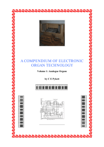 a compendium of electronic organ technology