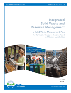 Integrated Solid Waste and Resource