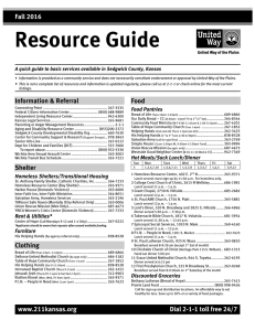 Resource Guide - United Way of the Plains