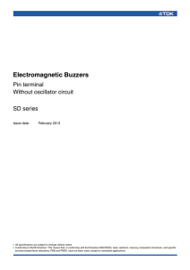 Electromagnetic Buzzers