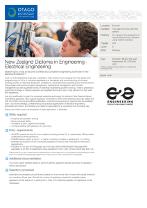 New Zealand Diploma in Engineering