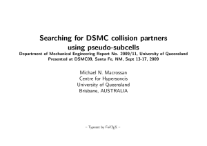 Searching for DSMC collision partners using pseudo