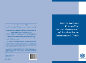 United Nations Convention on the Assignment of