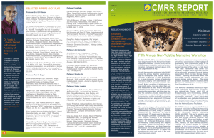 cmrr report - Center for Magnetic Recording Research