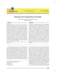 Epigenetics and its implications for Psychology