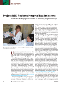 Project RED Reduces Hospital Readmissions