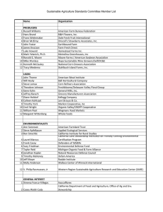 Standards Committee member list