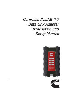 Cummins INLINE™ 7 Data Link Adapter