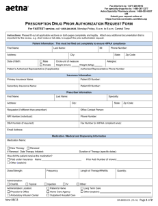 prescription drug prior authorization request form