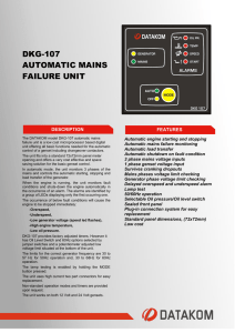 dkg-107 automatic mains failure unit