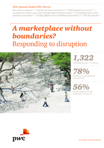 18th Annual Global CEO Survey: A marketplace without boundaries