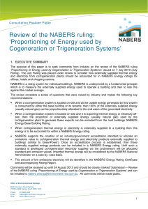 Review of the NABERS ruling: `Proportioning of Energy used by