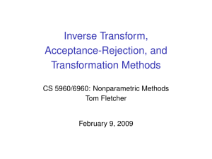 Inverse Transform Method