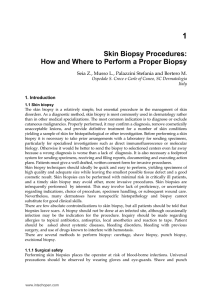 Skin Biopsy Procedures: How and Where to Perform a Proper Biopsy