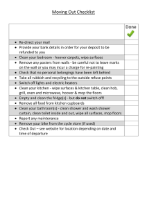 Moving Out Checklist Done