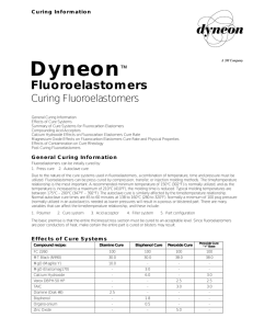 Curing Fluoroelastomers