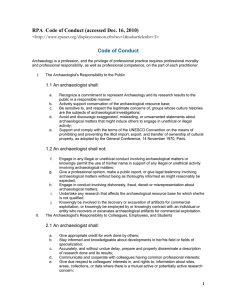 RPA Code of Conduct (accessed Dec. 16, 2010) Code of Conduct