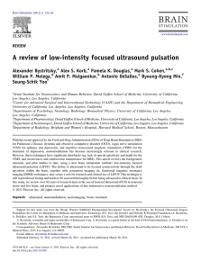 A review of low-intensity focused ultrasound pulsation