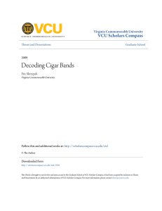 Decoding Cigar Bands - VCU Scholars Compass