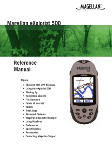 Magellan eXplorist 500