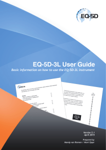 EQ-5D-3L User Guide