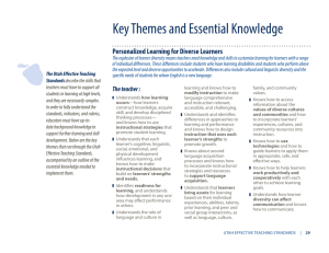 Key Themes and Essential Knowledge