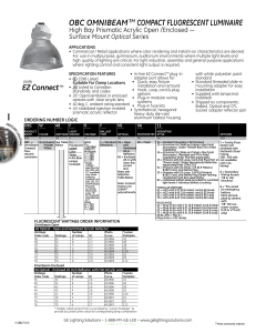 Data Sheet — OBC Omnibeam CFL Surface Mount