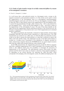 08-06 Study of spin transfer torque in serially-connected