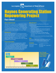 Haynes Generating Station Repowering Project