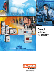 Control solutions for industry
