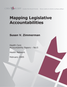mapping legislative accountabilities