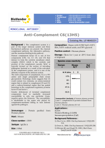 Anti-Complement C6(13H5)