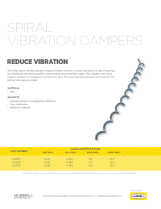 spiral vibration dampers