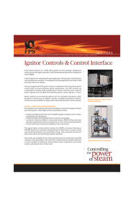 Ignitor Controls - Fossil Power Systems Inc.