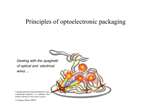 Principles of optoelectronic packaging