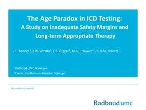 The Age Paradox in ICD Testing: A Study on Inadequate Safety