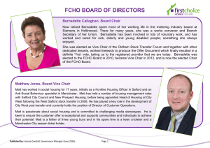 fcho board of directors - First Choice Homes Oldham