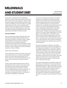 millennials and student debt