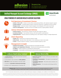 Unified Managed Account Exchange (UMAX)