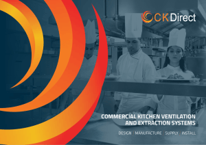 CommerCial kitChen ventilation and extraCtion systems