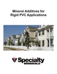 MIneral Additives for Rigid PVC Applications