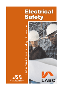 Electrical Safety - Wiltshire Council
