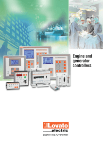 Engine and generator controllers