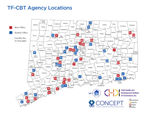 CT TF-CBT Program Provider Map ()